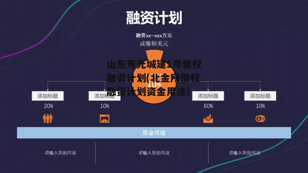 山东寿光城建1号债权融资计划(北金所债权融资计划资金用途)
