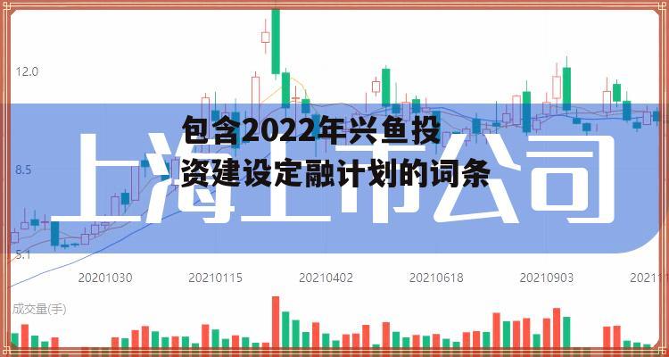 包含2022年兴鱼投资建设定融计划的词条