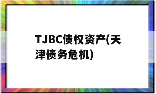 TJBC债权资产(天津债务危机)