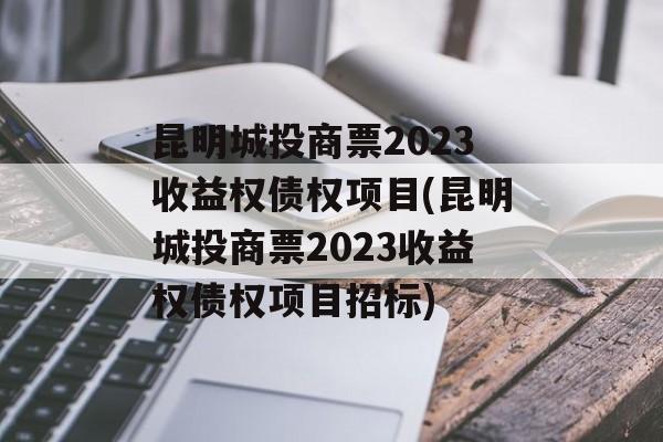 昆明城投商票2023收益权债权项目(昆明城投商票2023收益权债权项目招标)