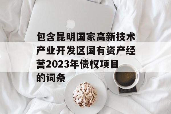 包含昆明国家高新技术产业开发区国有资产经营2023年债权项目的词条