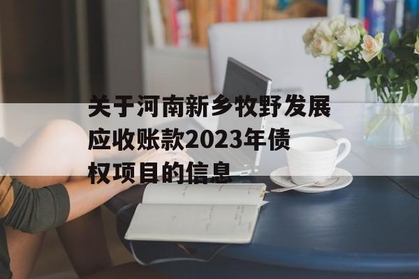 关于河南新乡牧野发展应收账款2023年债权项目的信息