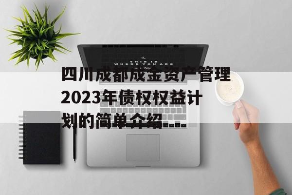 四川成都成金资产管理2023年债权权益计划的简单介绍