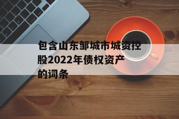 包含山东邹城市城资控股2022年债权资产的词条