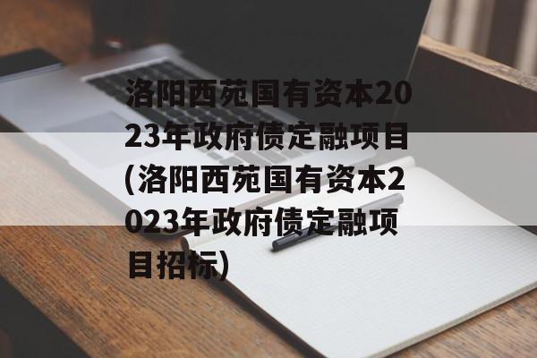 洛阳西苑国有资本2023年政府债定融项目(洛阳西苑国有资本2023年政府债定融项目招标)