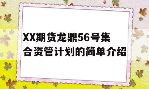 XX期货龙鼎56号集合资管计划的简单介绍