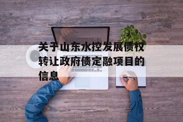 关于山东水控发展债权转让政府债定融项目的信息