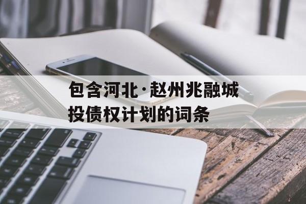 包含河北·赵州兆融城投债权计划的词条