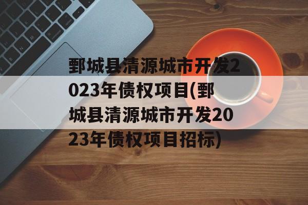 鄄城县清源城市开发2023年债权项目(鄄城县清源城市开发2023年债权项目招标)