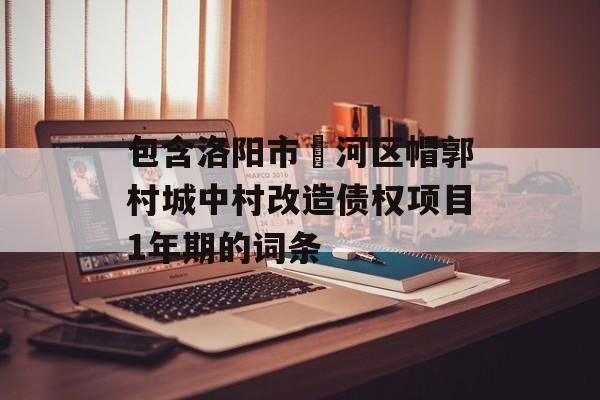 包含洛阳市瀍河区帽郭村城中村改造债权项目1年期的词条