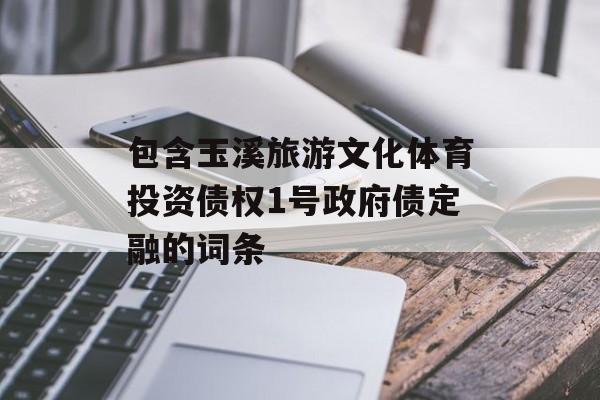 包含玉溪旅游文化体育投资债权1号政府债定融的词条