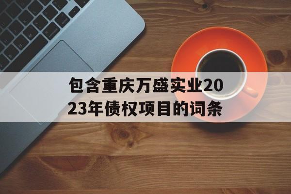 包含重庆万盛实业2023年债权项目的词条