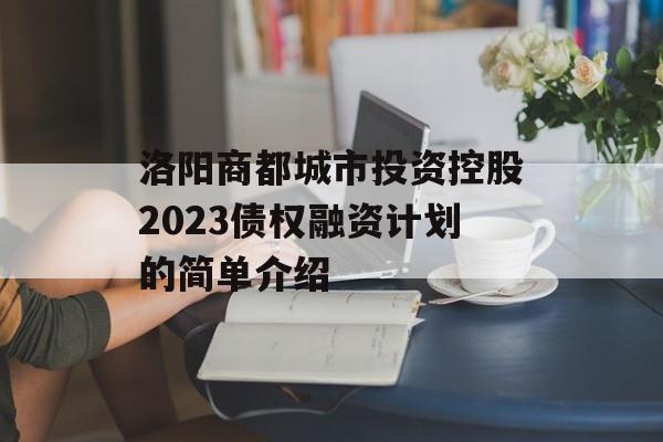 洛阳商都城市投资控股2023债权融资计划的简单介绍