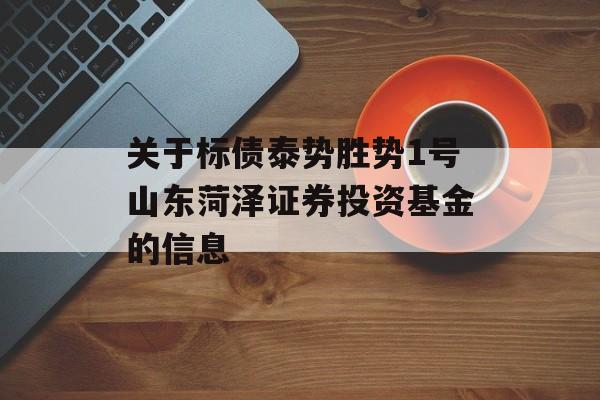 关于标债泰势胜势1号山东菏泽证券投资基金的信息