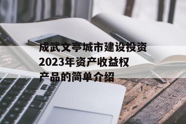 成武文亭城市建设投资2023年资产收益权产品的简单介绍