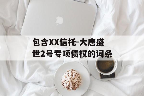 包含XX信托-大唐盛世2号专项债权的词条