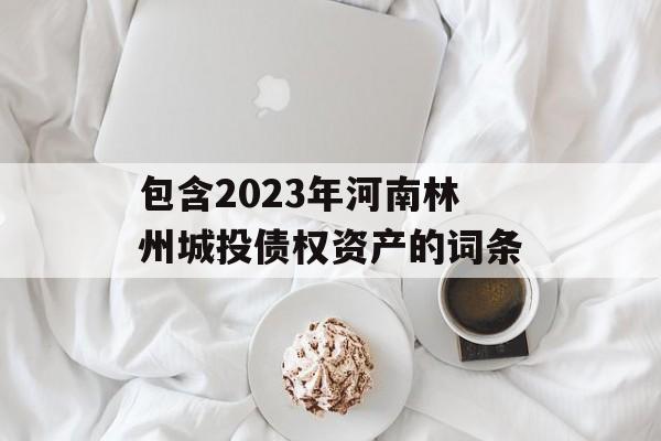 包含2023年河南林州城投债权资产的词条