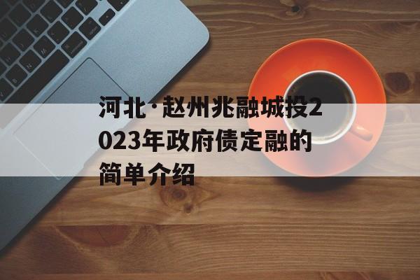 河北·赵州兆融城投2023年政府债定融的简单介绍