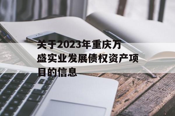 关于2023年重庆万盛实业发展债权资产项目的信息