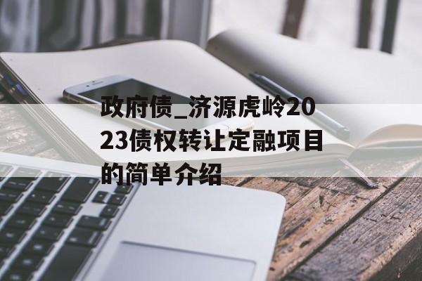 政府债_济源虎岭2023债权转让定融项目的简单介绍