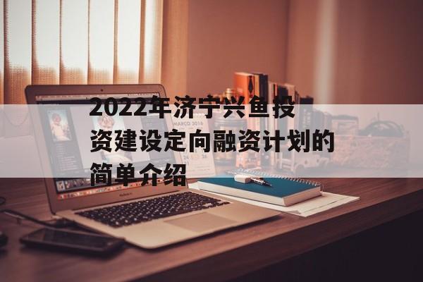 2022年济宁兴鱼投资建设定向融资计划的简单介绍