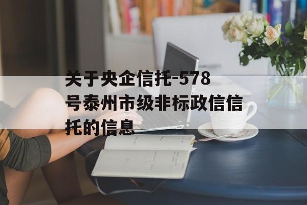 关于央企信托-578号泰州市级非标政信信托的信息