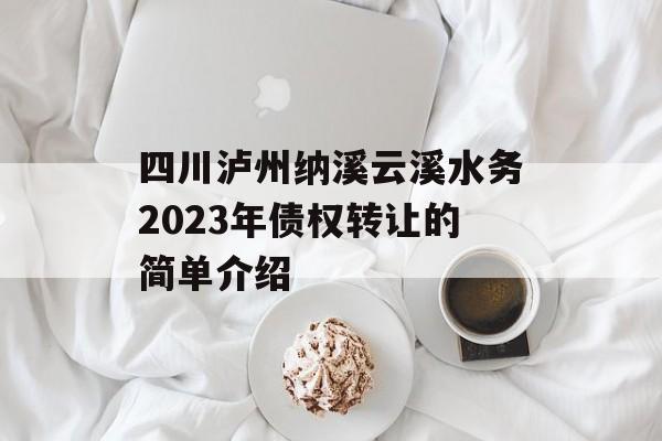 四川泸州纳溪云溪水务2023年债权转让的简单介绍