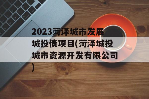 2023菏泽城市发展城投债项目(菏泽城投城市资源开发有限公司)