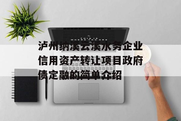 泸州纳溪云溪水务企业信用资产转让项目政府债定融的简单介绍