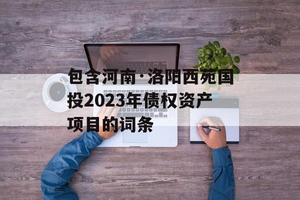 包含河南·洛阳西苑国投2023年债权资产项目的词条