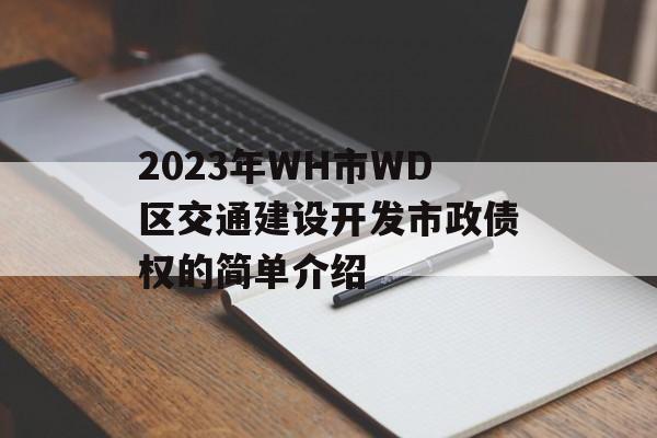 2023年WH市WD区交通建设开发市政债权的简单介绍