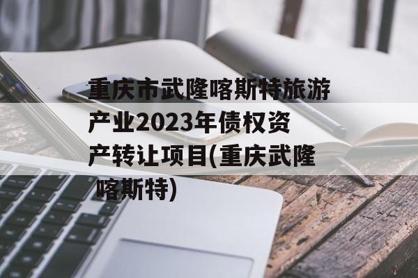 重庆市武隆喀斯特旅游产业2023年债权资产转让项目(重庆武隆 喀斯特)