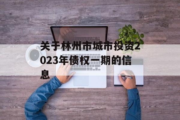 关于林州市城市投资2023年债权一期的信息