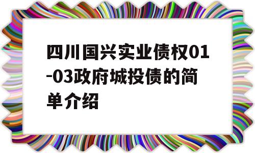 四川国兴实业债权01-03政府城投债的简单介绍