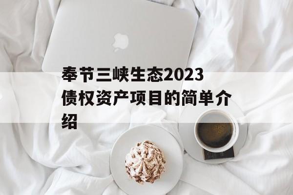 奉节三峡生态2023债权资产项目的简单介绍