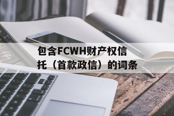 包含FCWH财产权信托（首款政信）的词条