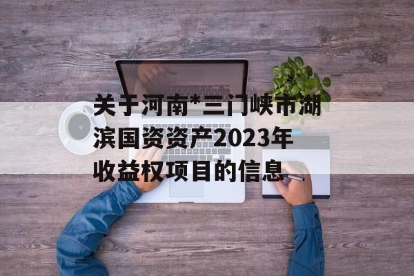 关于河南*三门峡市湖滨国资资产2023年收益权项目的信息