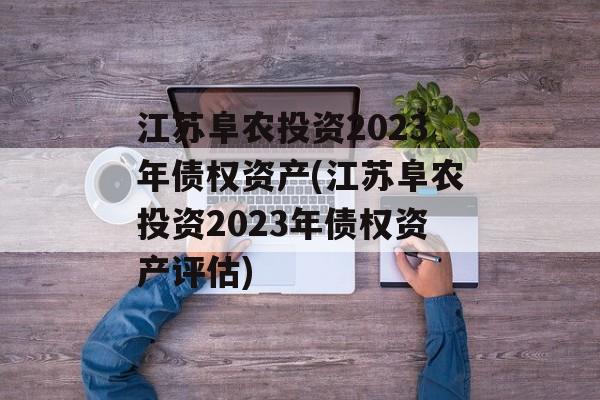 江苏阜农投资2023年债权资产(江苏阜农投资2023年债权资产评估)