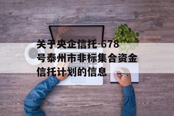 关于央企信托-678号泰州市非标集合资金信托计划的信息