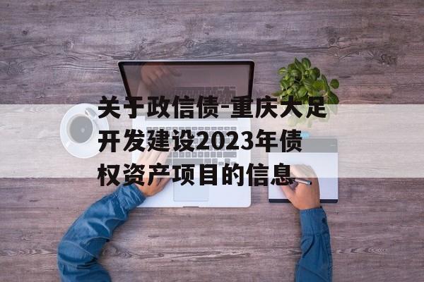 关于政信债-重庆大足开发建设2023年债权资产项目的信息