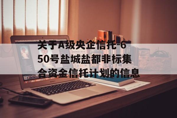 关于A级央企信托-650号盐城盐都非标集合资金信托计划的信息