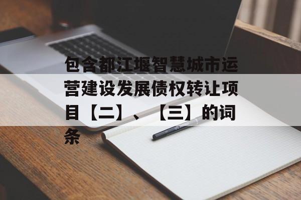 包含都江堰智慧城市运营建设发展债权转让项目【二】、【三】的词条