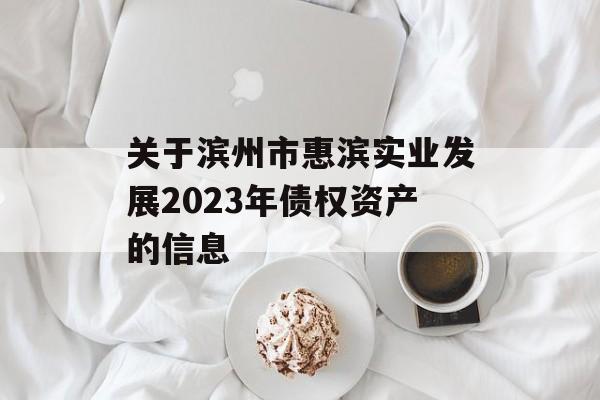 关于滨州市惠滨实业发展2023年债权资产的信息