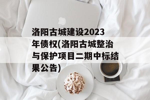 洛阳古城建设2023年债权(洛阳古城整治与保护项目二期中标结果公告)