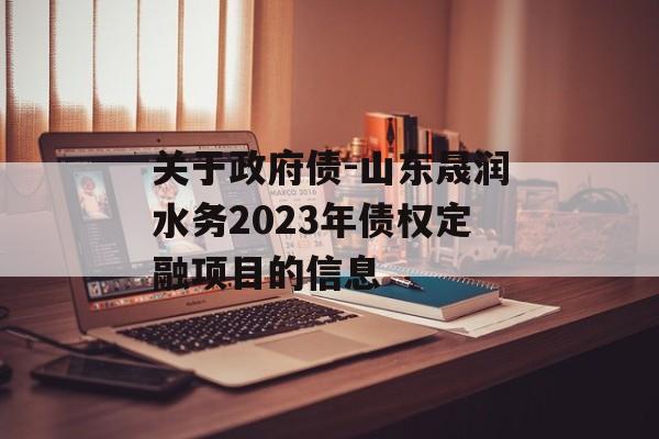 关于政府债-山东晟润水务2023年债权定融项目的信息