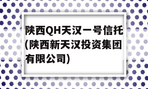 陕西QH天汉一号信托(陕西新天汉投资集团有限公司)